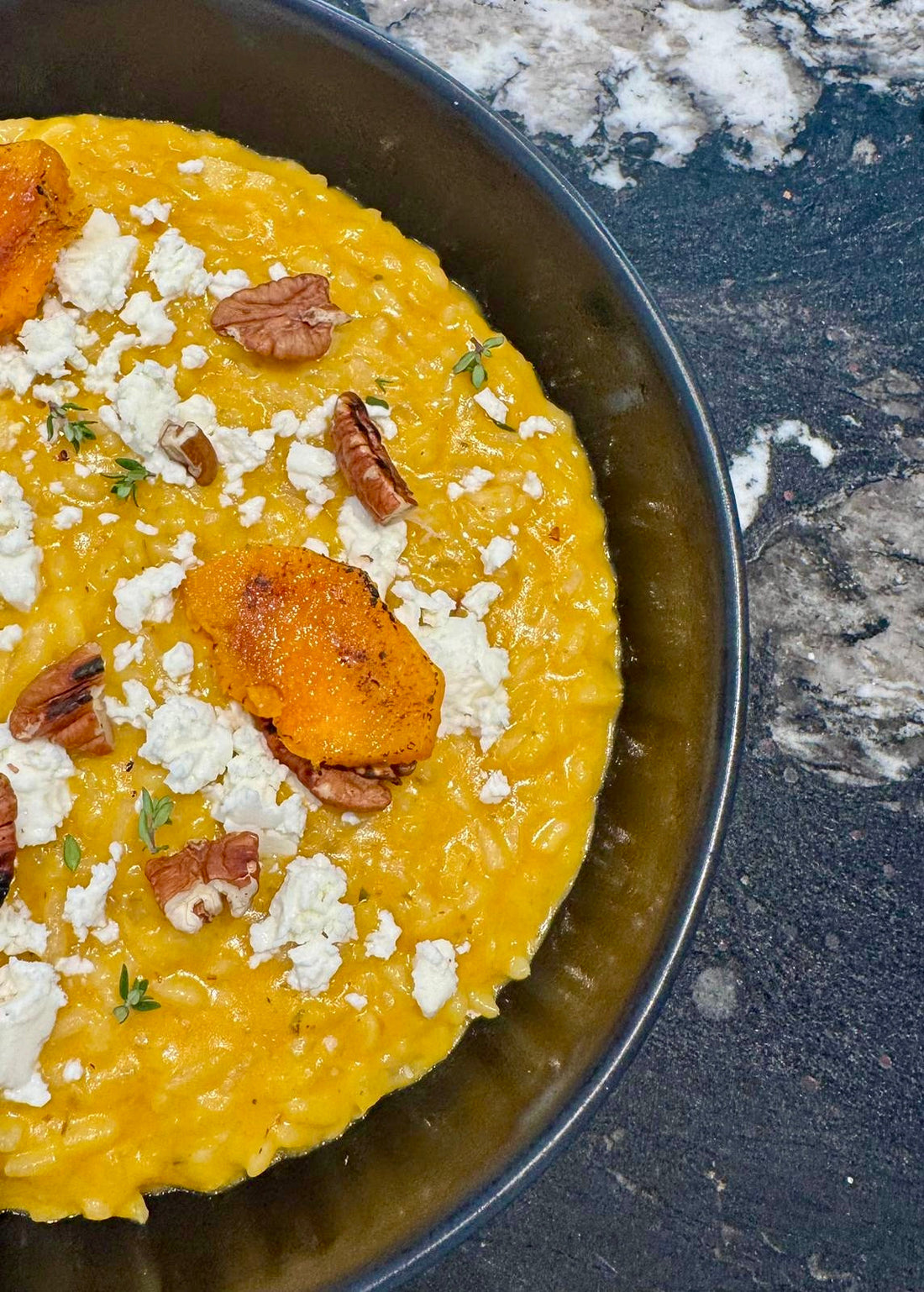 Kuerbis Curry Risotto