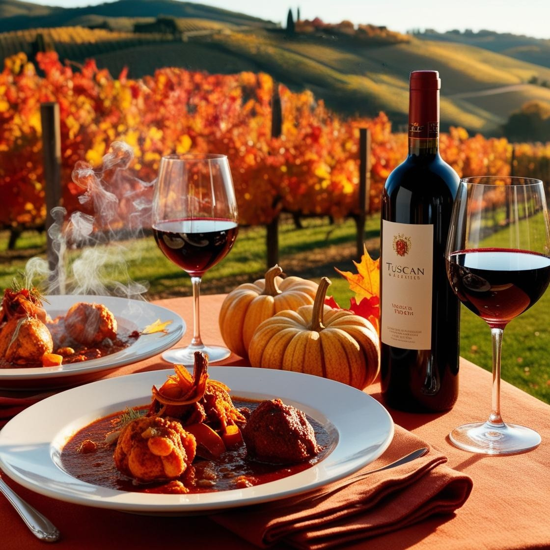 Herbstliche Feinkost & Weinmomente