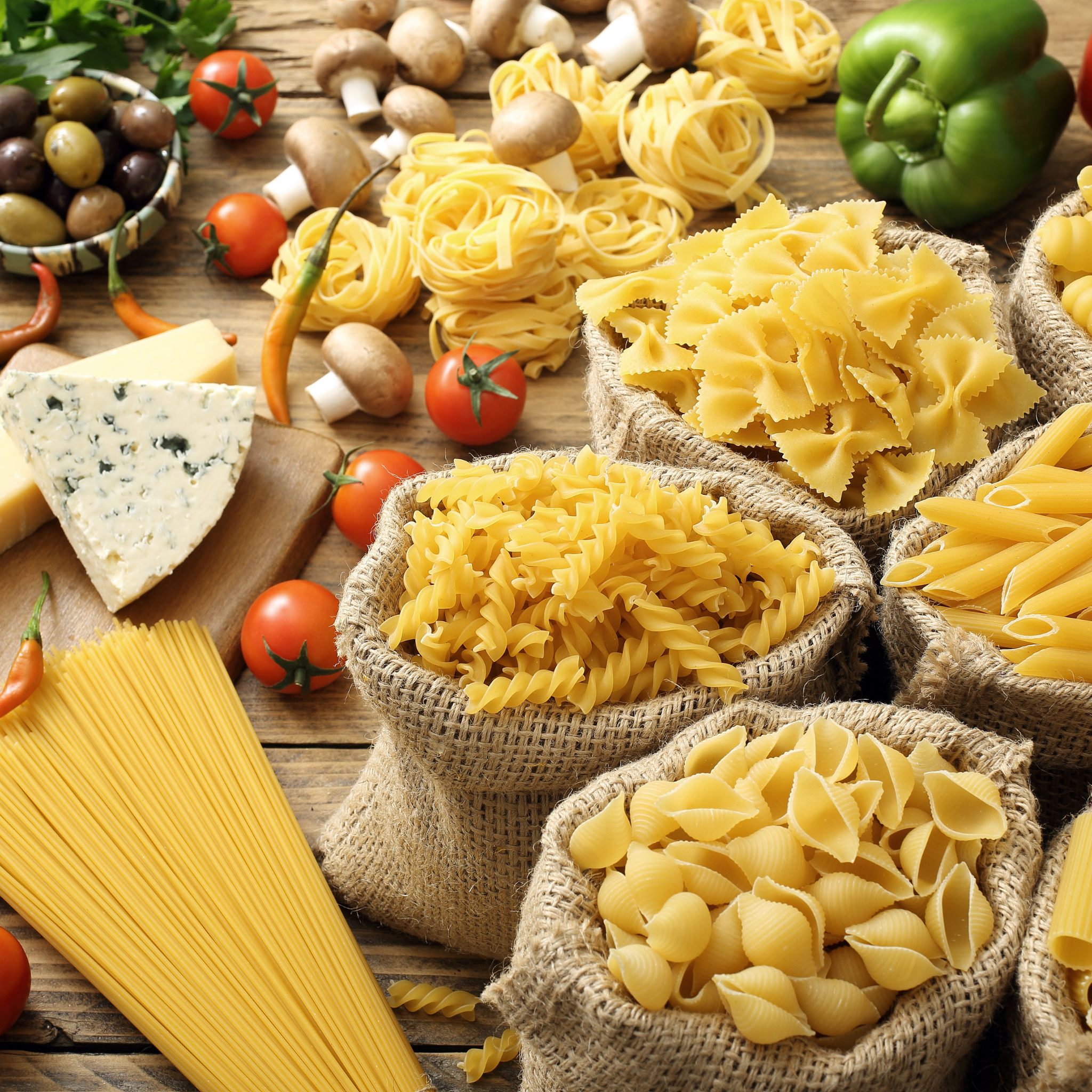 Pasta, Nudeln & Getreide