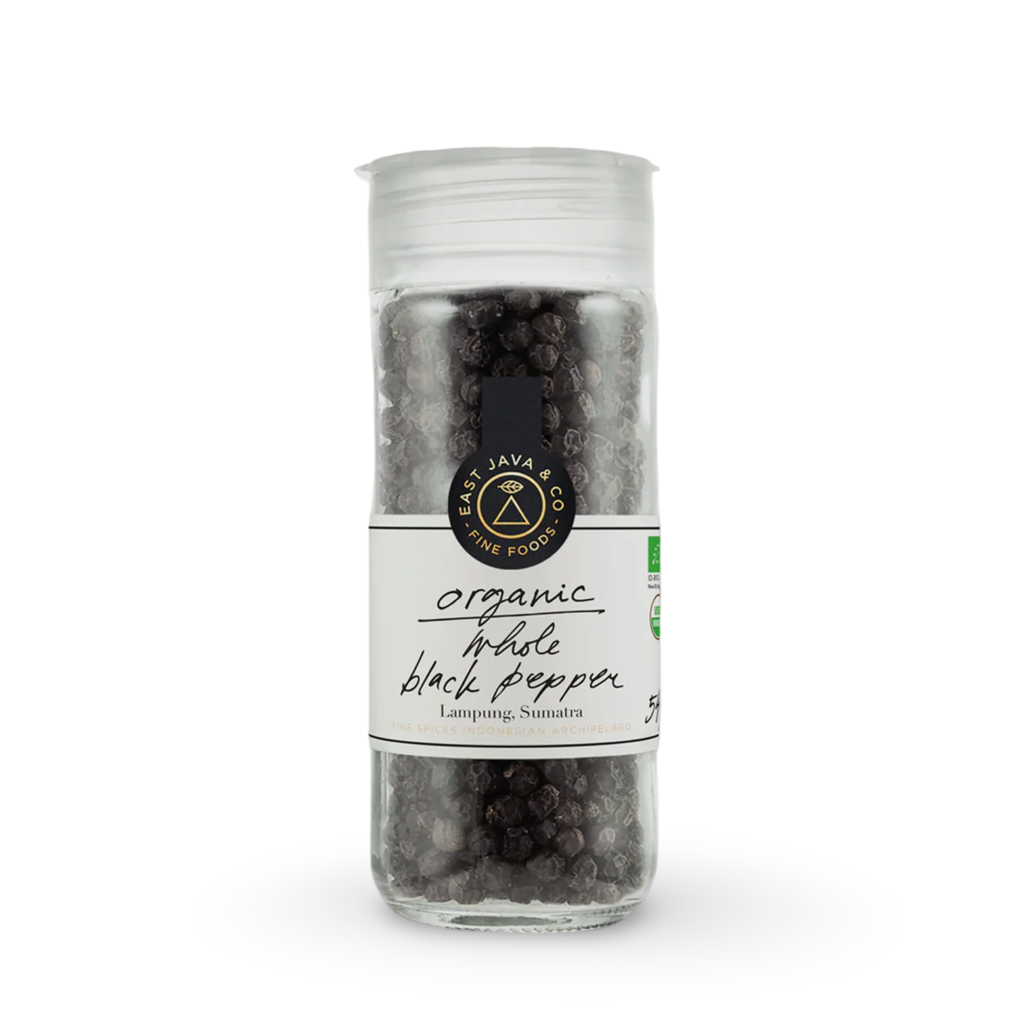 Bio schwarze Pfefferkörner - Sumatra Indonesien - 54g