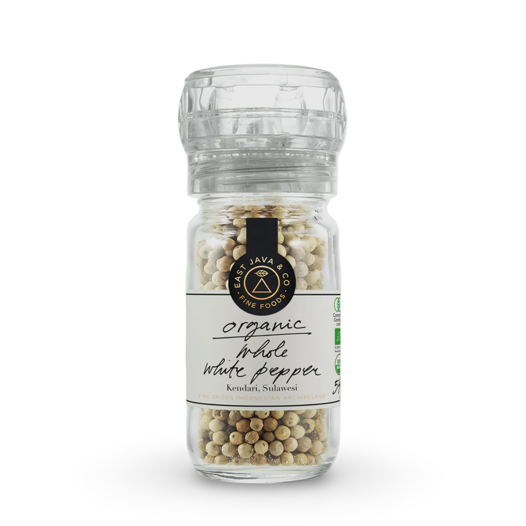 Bio Weisser Pfeffer in der Mühle - Sulawesi Indonesien- 54g