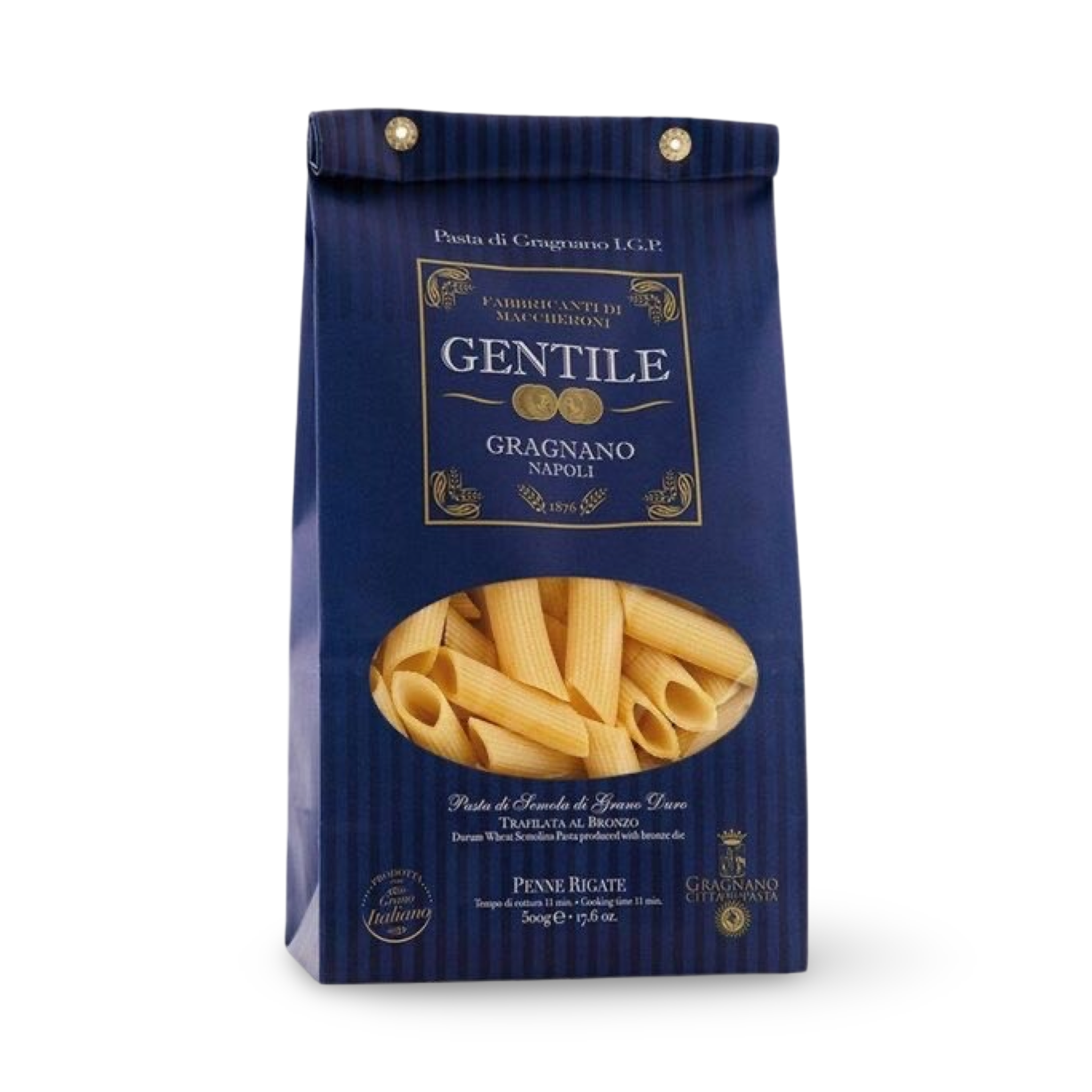 Gentile Penne Rigate - Pasta di Gragnano IGP - 500g