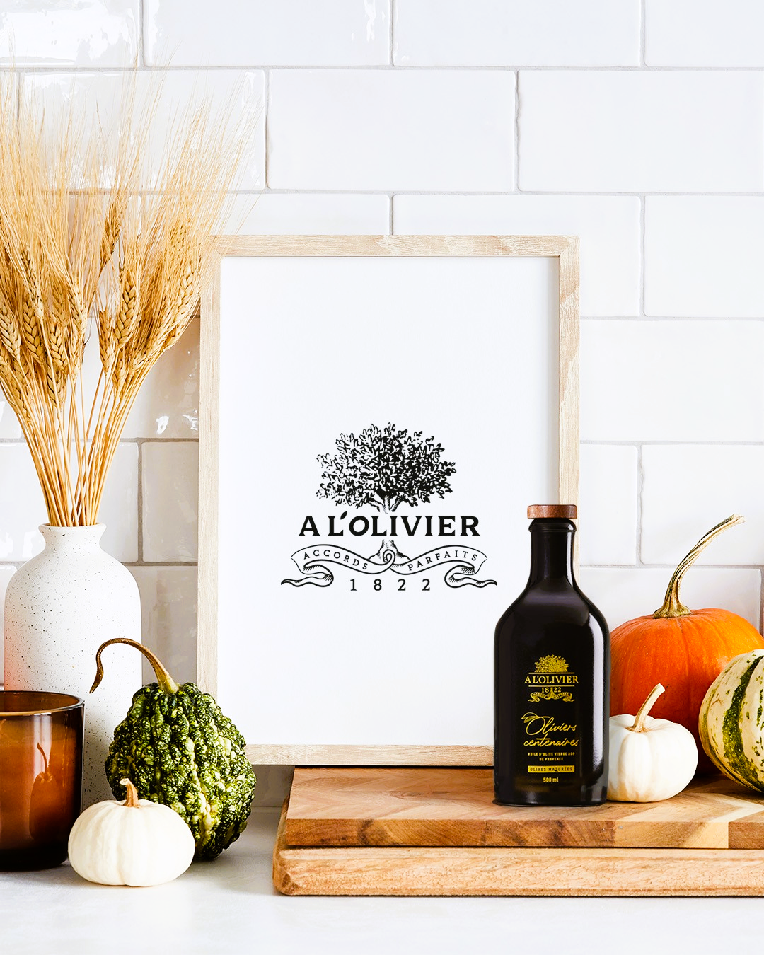 AOP Olivenöl von Jahrhunderten alten Bäumen aus der Provence in der Geschenks Verpackung von A l'Olivier - 500ml