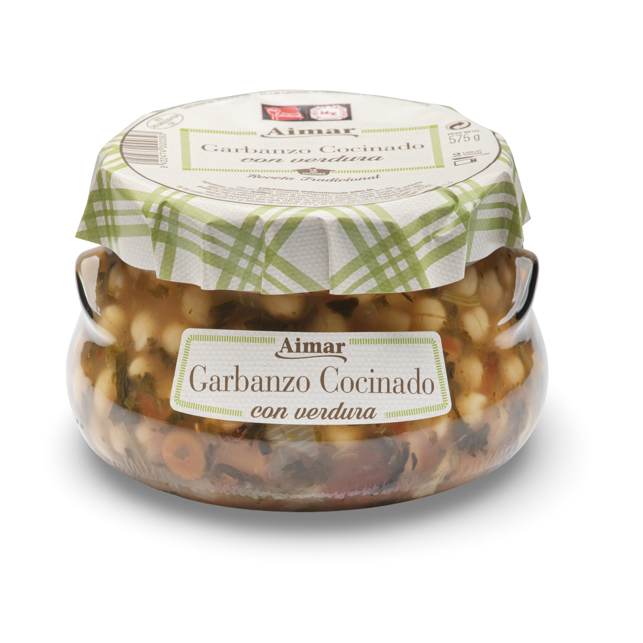 Kichererbsen-Gemüseeintopf Vegan von Aimar aus Spanien 575g