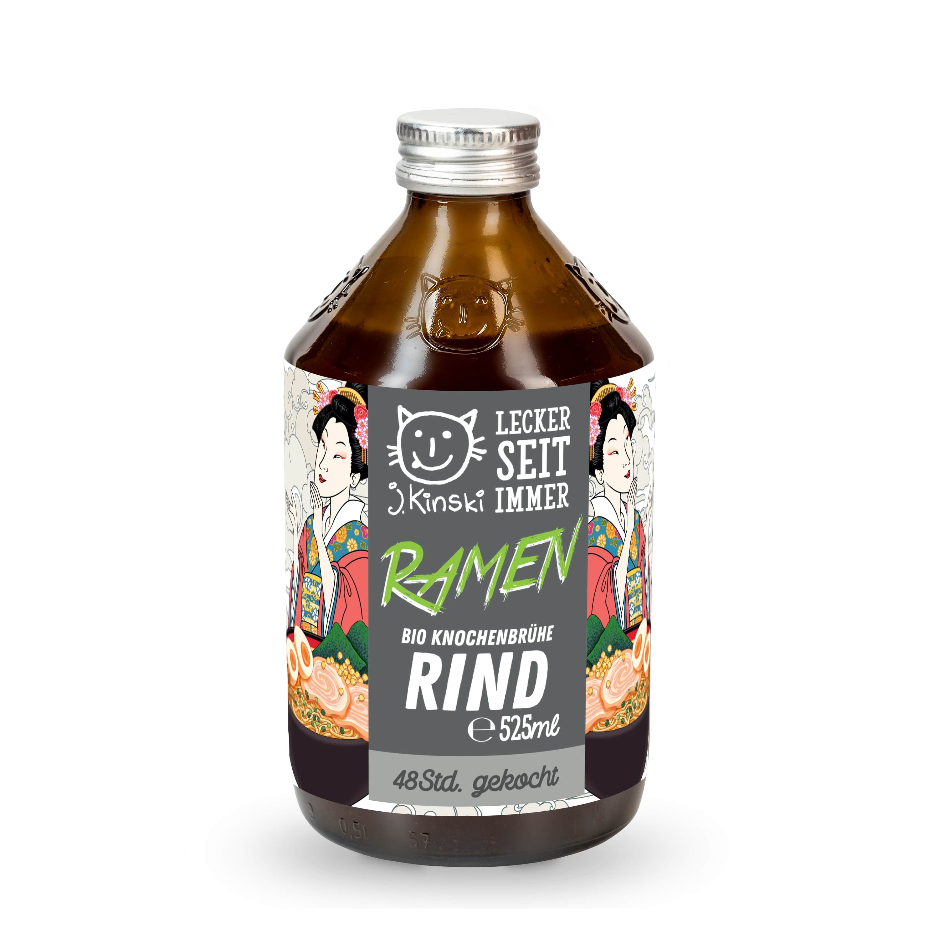 Bio Rind Basisknochenbrühe für Ramen - J.Kinski - 525ml