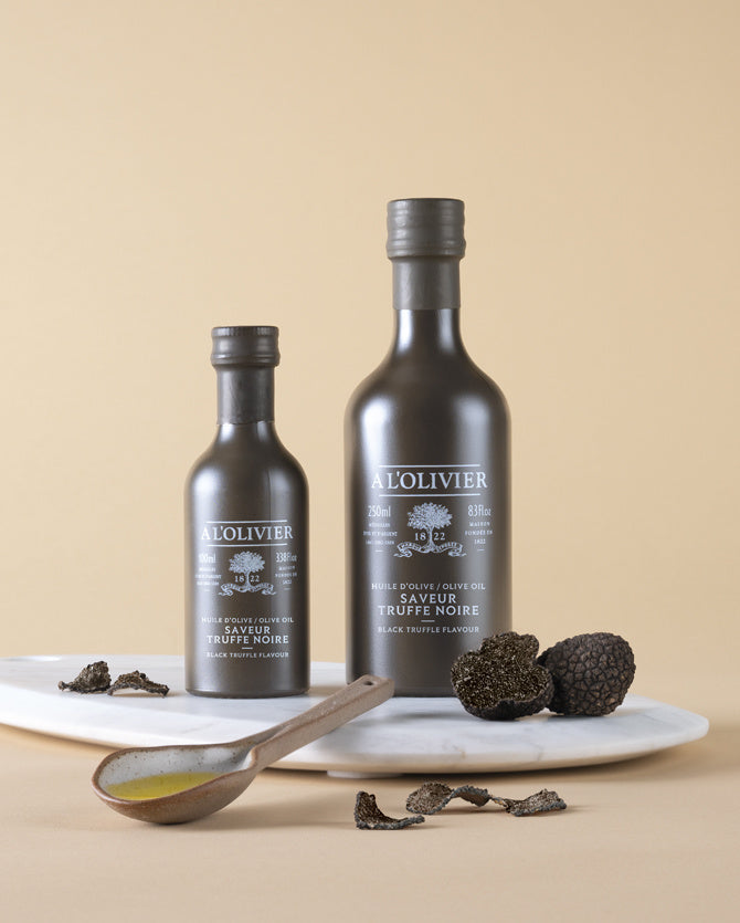 Olivenöl mit schwarzem Trüffel - A l'Olivier - 250ml