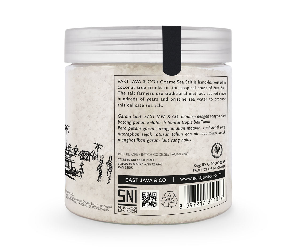 Meersalz - Bali - natürlich und unraffiniert - 400g