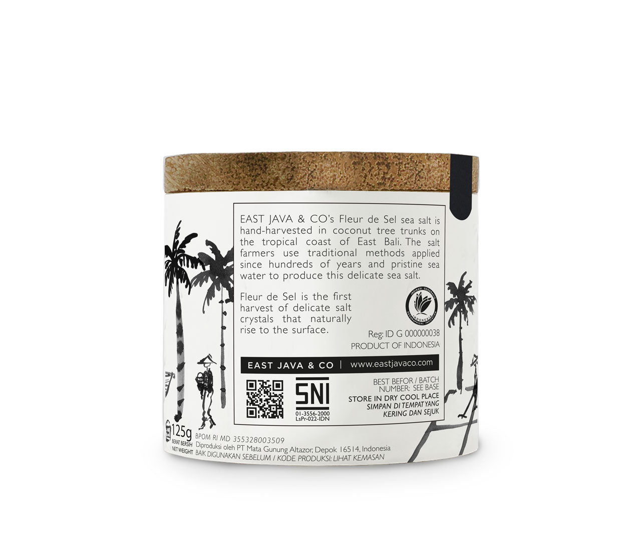 Fleur de Sel - Bali - Handgewonnen - Award Winning - 125g