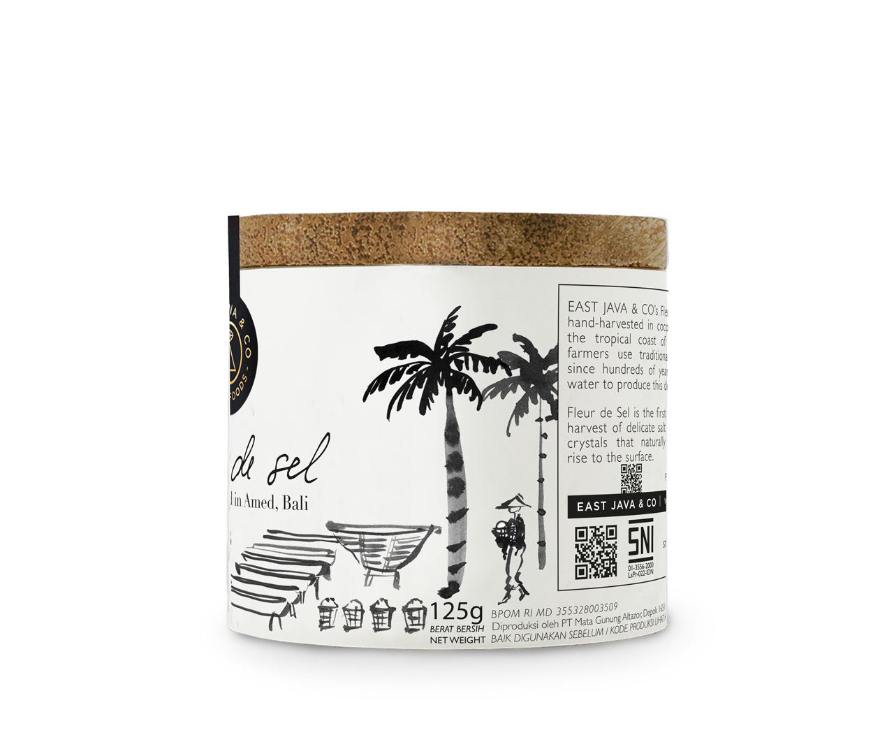 Fleur de Sel - Bali - Handgewonnen - Award Winning - 125g