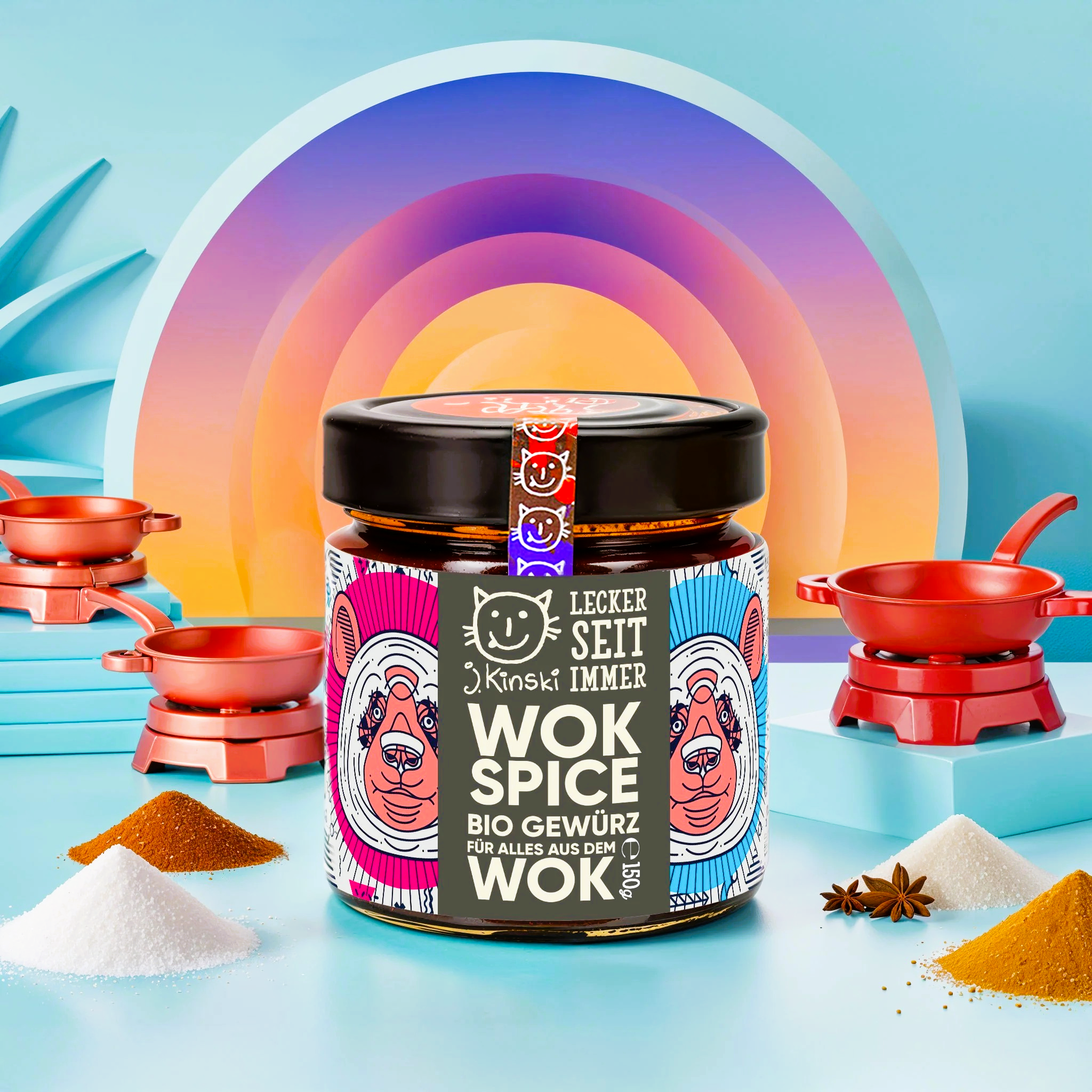 Wok Spice - Bio Gewürzmischung von J.Kinski - 150g