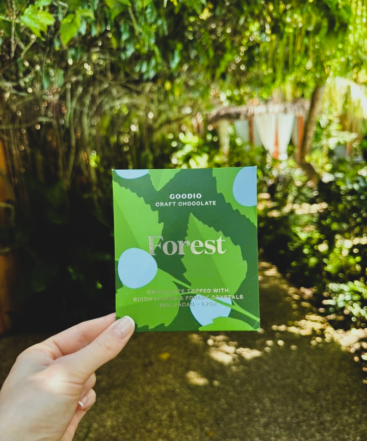 Forest 70% - Handmade Vegan Chocolate - Goodio Chocolate Finland - 48g