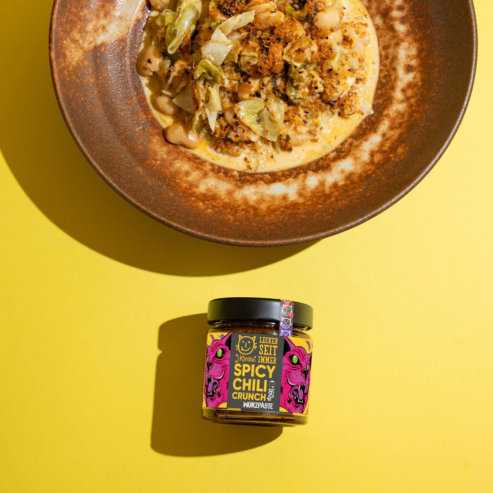 Bio Spicy Chili Crunch - Vegan von J.Kinski - 160g