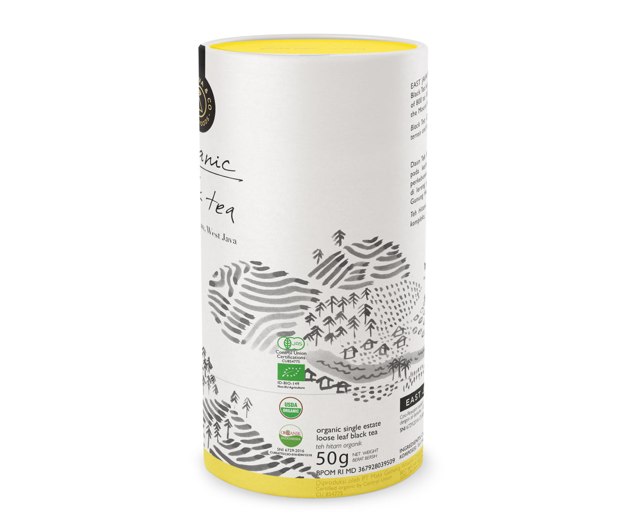 Bio Schwarztee - lose Blätter - West Java - Indonesien - 50g