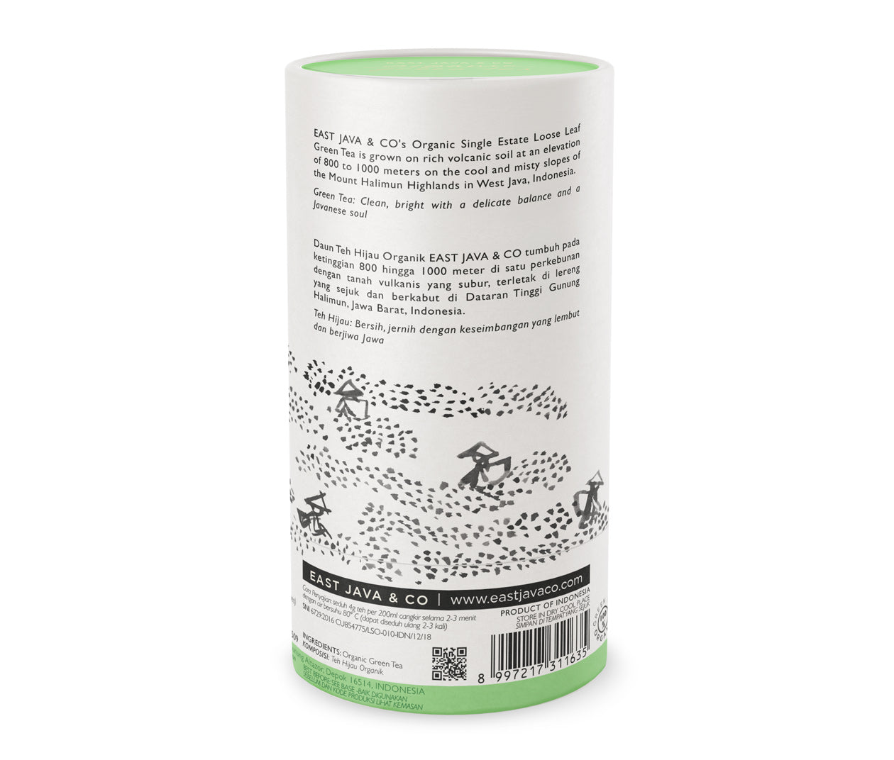 Bio Grüntee - lose Blätter - West Java  - Indonesien - 40g