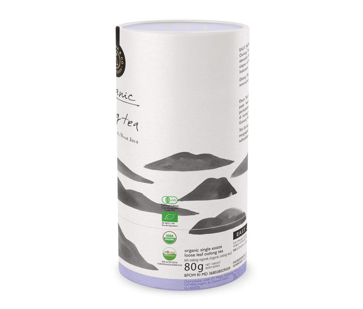 Bio Oolong Tee - lose Blätter - West Java - Indonesien - 80g
