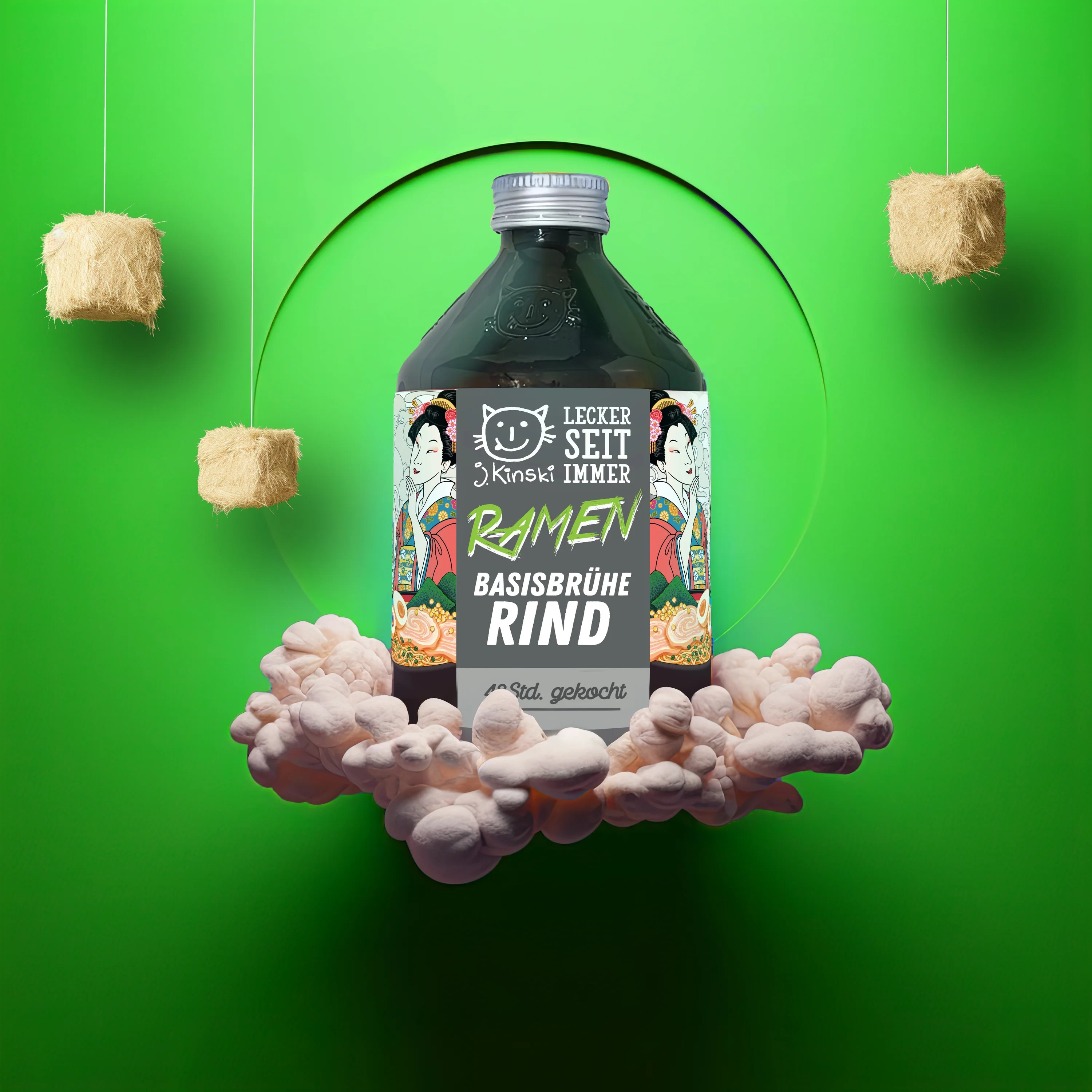 Bio Rind Basisknochenbrühe für Ramen - J.Kinski - 525ml