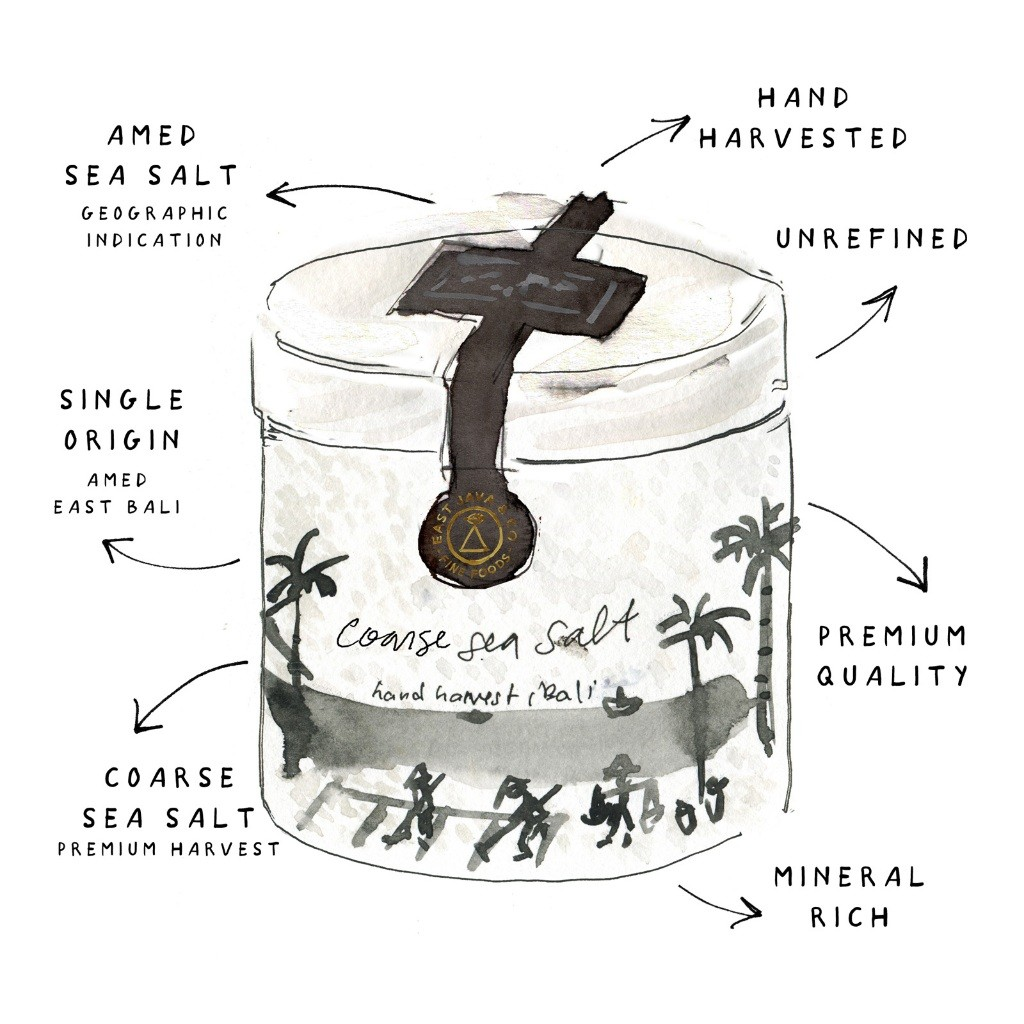 Sea salt - Bali - natural and unrefined - 400g