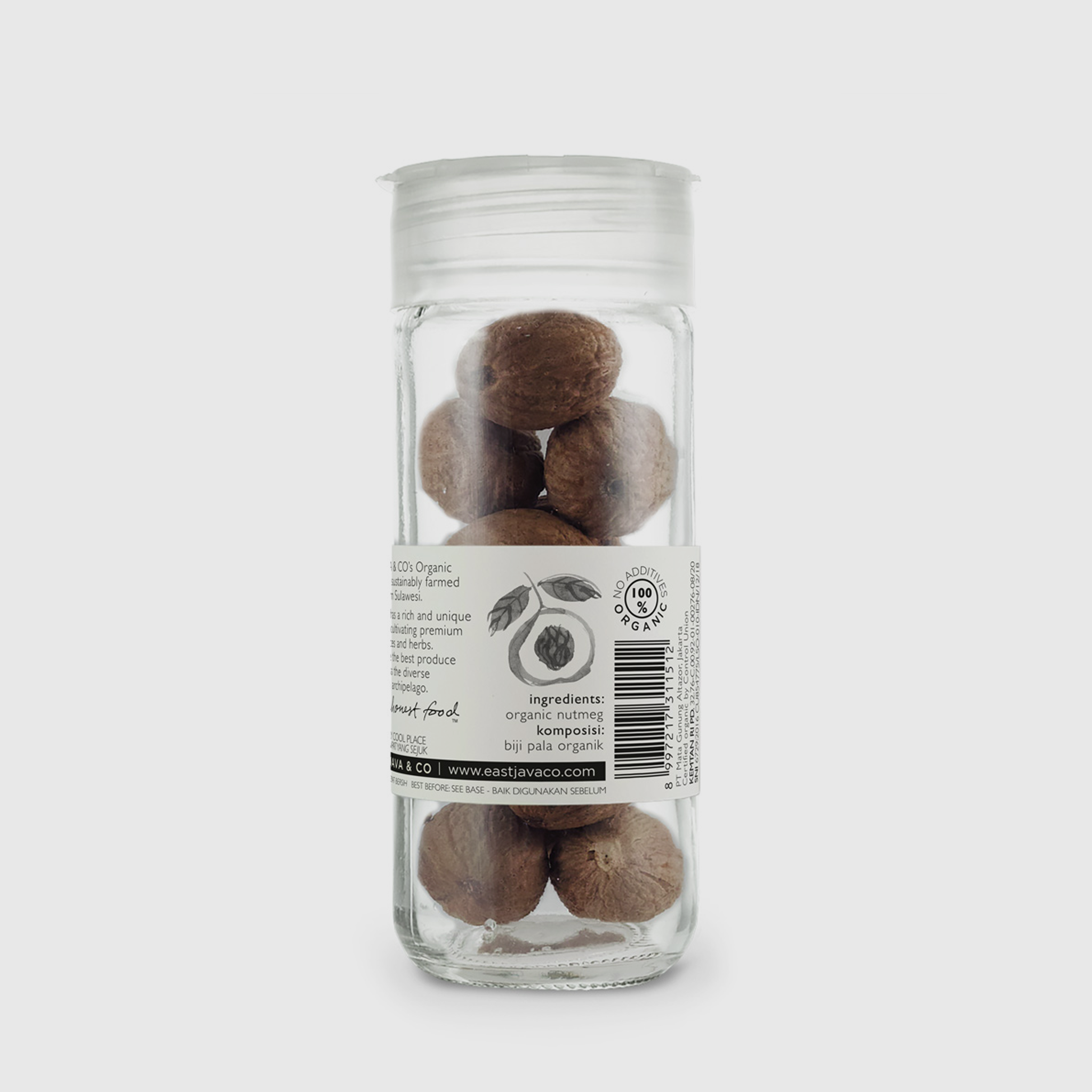 Bio Muskatnuss - Sulawesi Indonesien - 45g