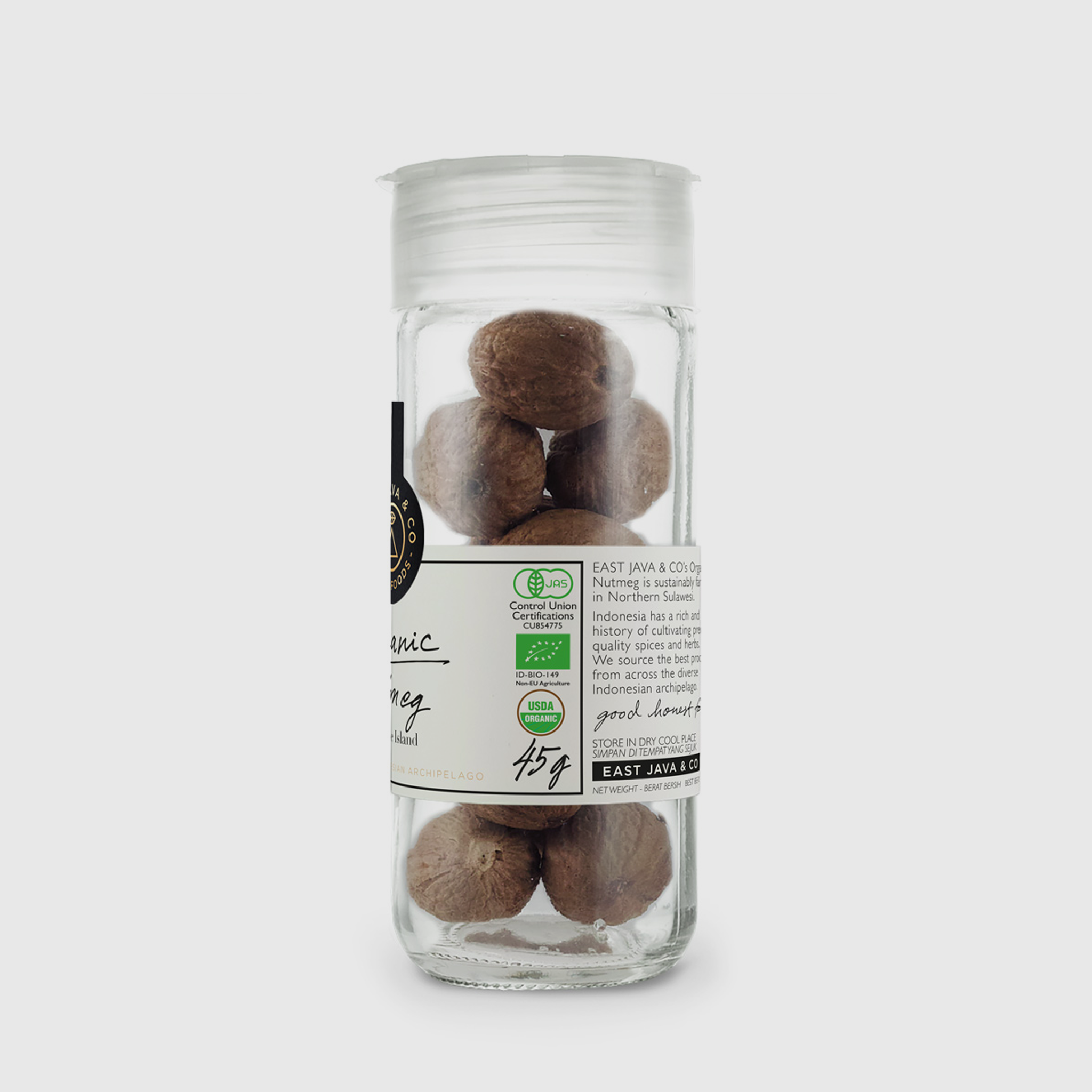 Bio Muskatnuss - Sulawesi Indonesien - 45g