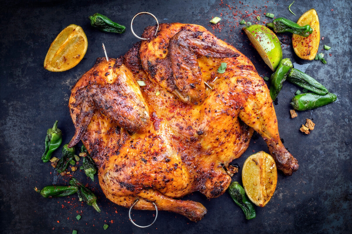 Pikantes karibisches Grill Poulet