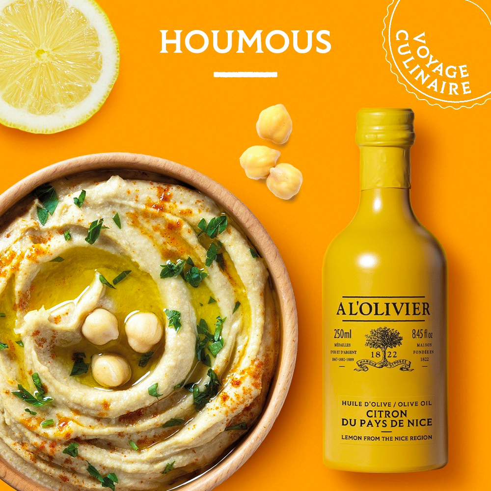 Hummus mit Zitronenolivenöl von A L'Olivier