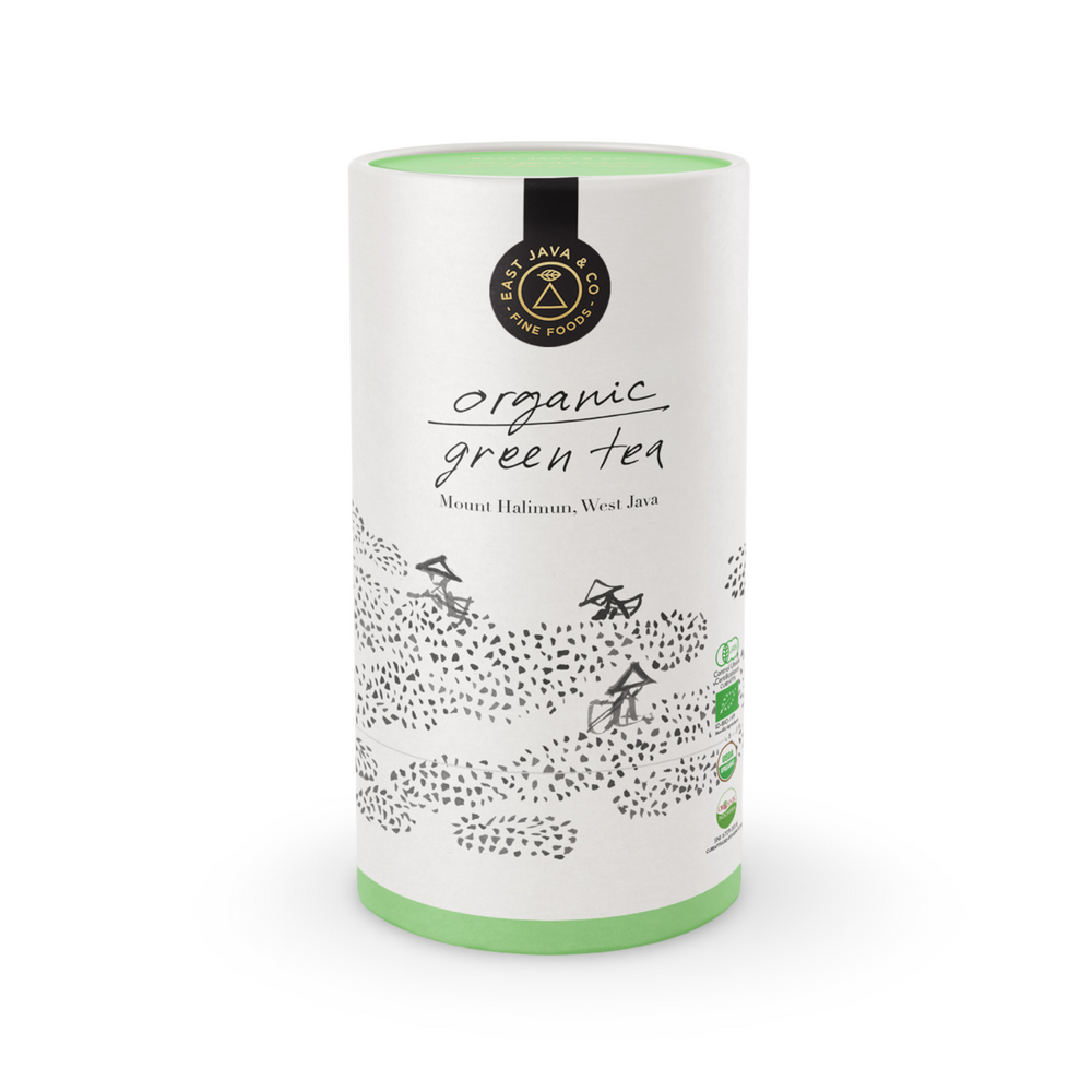 Organic Green Tea - loose leaves - West Java - Indonesia - 40g