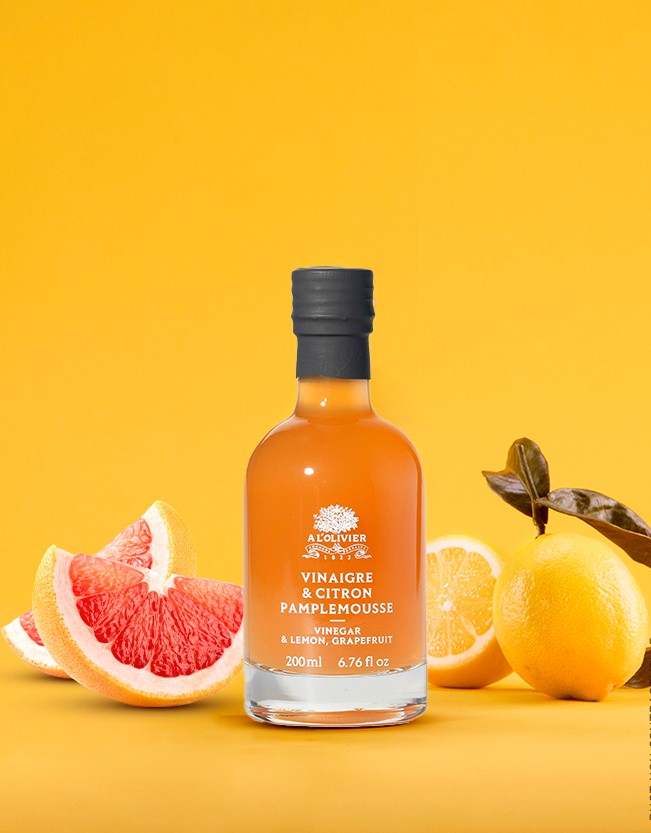 Zitrone & Grapefruit Fruchtessig - A l'Olivier - 200ml