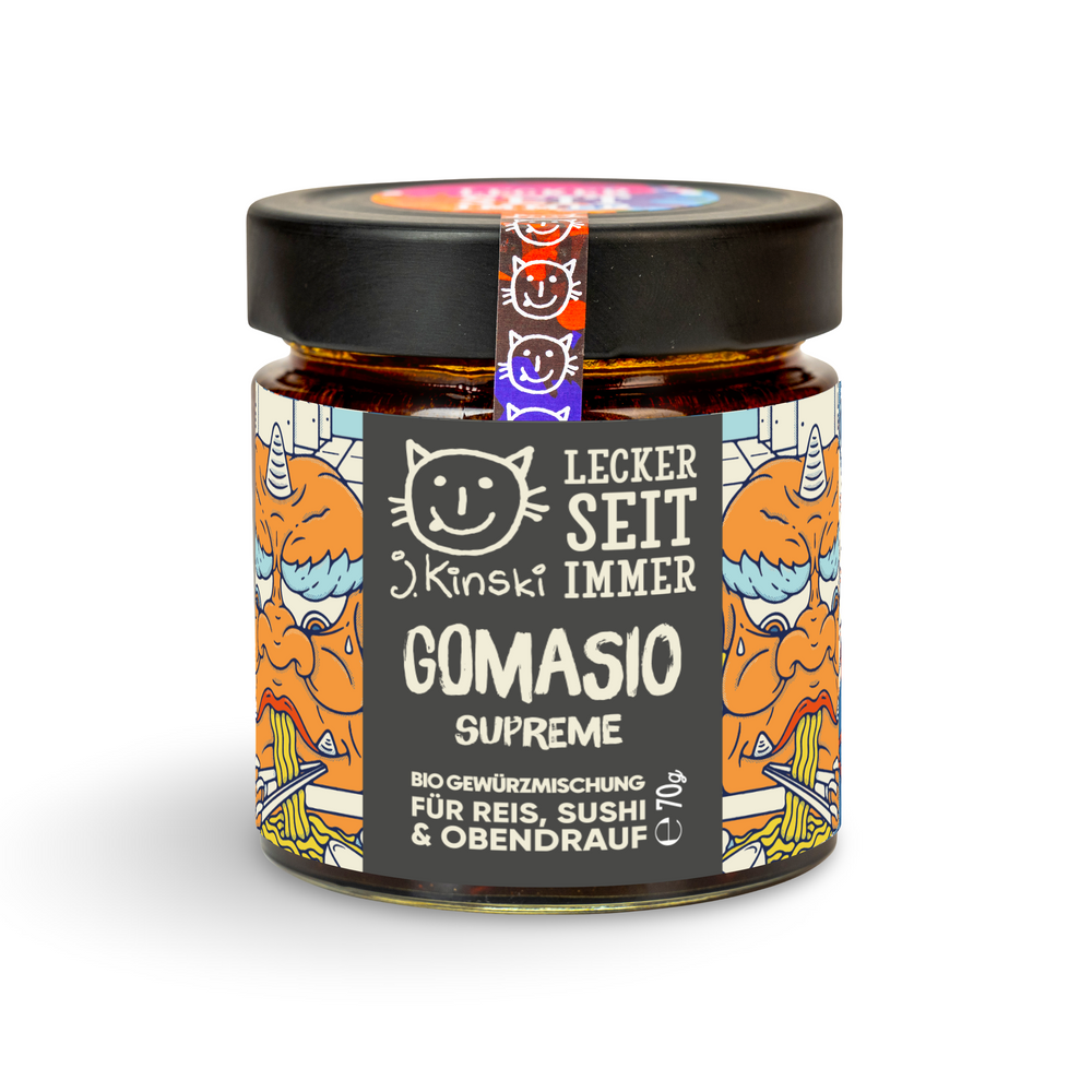 Organic Gomasio Supreme spice mix from J.Kinski 70g