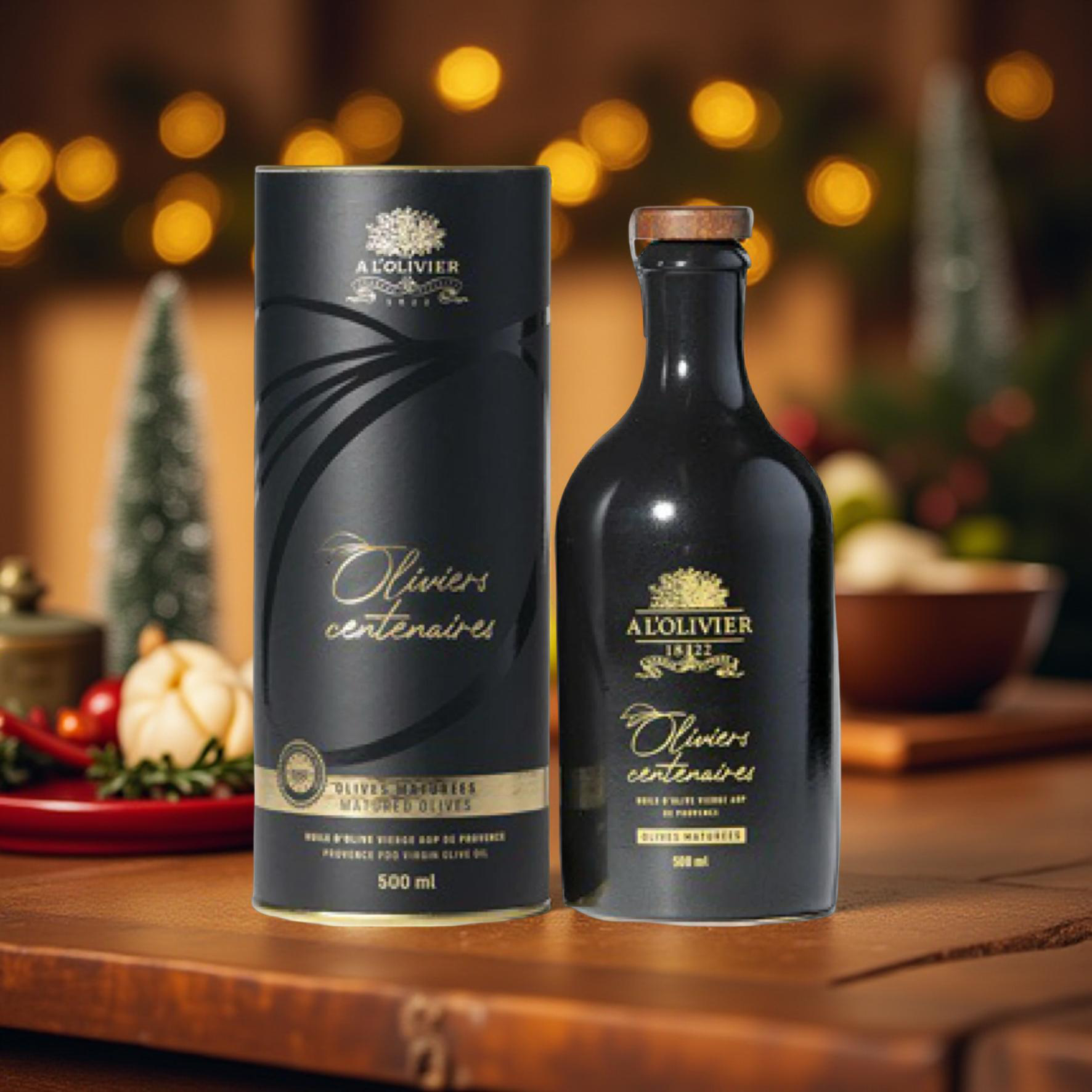 AOP olive oil from centuries-old trees in Provence in the gift packaging of A l'Olivier - 500ml