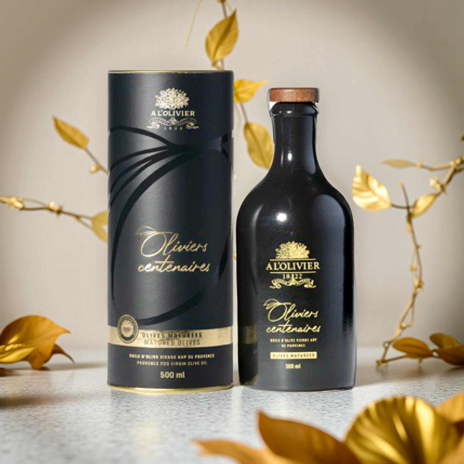 AOP olive oil from centuries-old trees in Provence in the gift packaging of A l'Olivier - 500ml