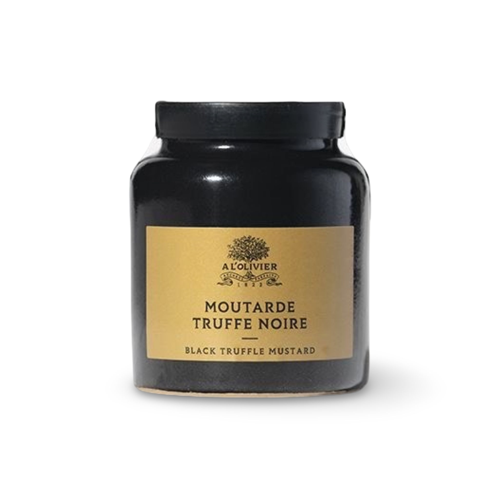 Senf mit schwarzem Trüffel - A L'Olivier - Moutarde a la Truffe noire - 100 Gramm