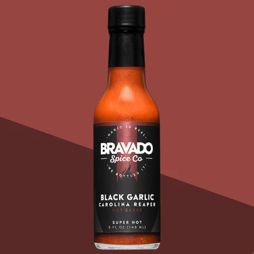 Black Garlic Carolina Reaper Hot Sauce - Bravado Spice Co. - 148ml