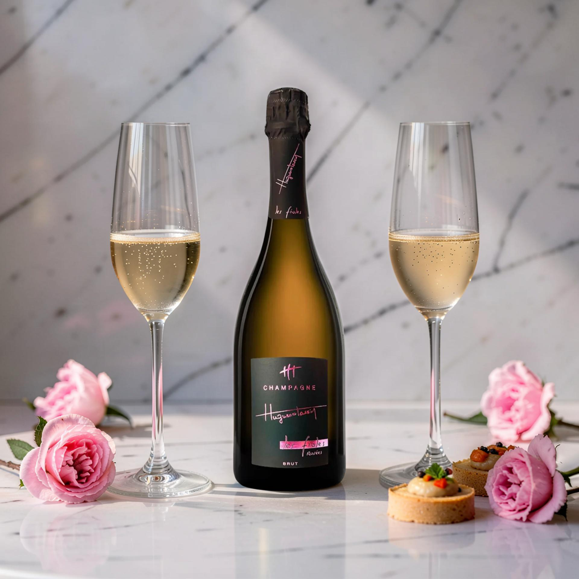 Champagner Rose Huguenot Tassin