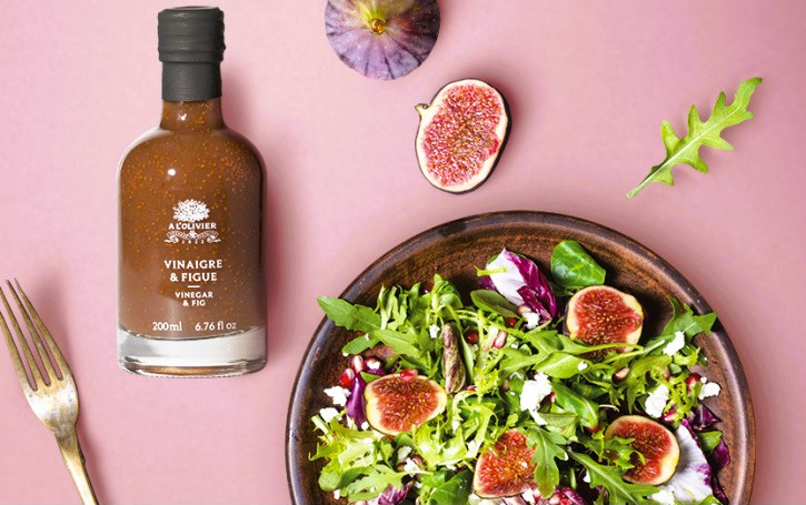 Herbstsalat mit fruchtigem Feigenessig