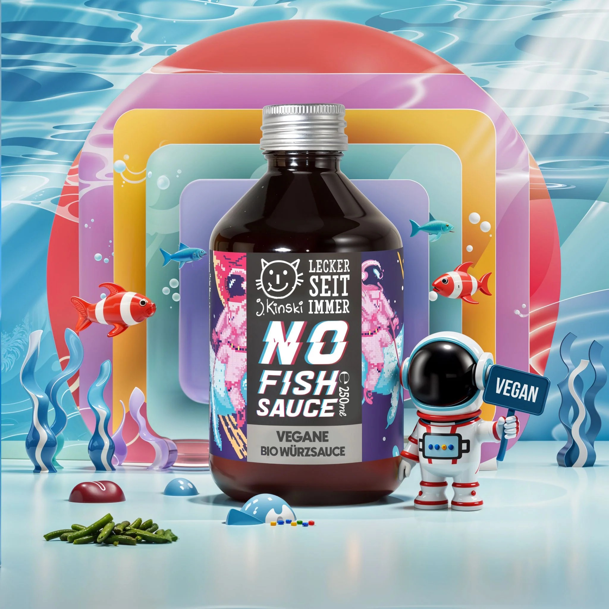 Vegan Organic No Fish Sauce - J.Kinski - 250ml