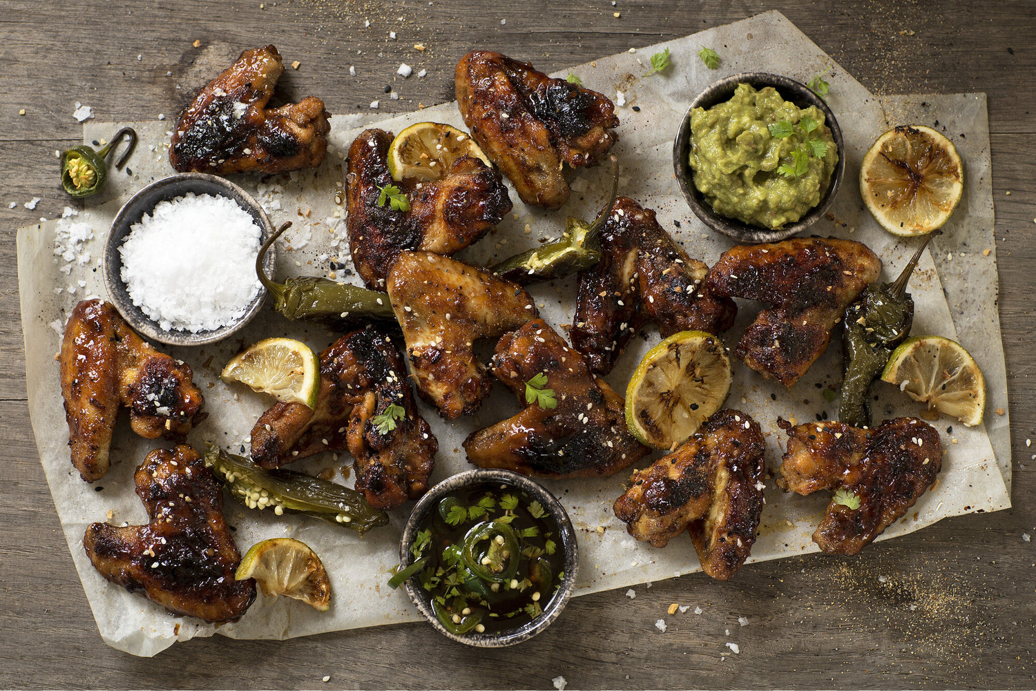 Orientalisch gewürzte Chicken Wings Ras el Hanout Epic Spice