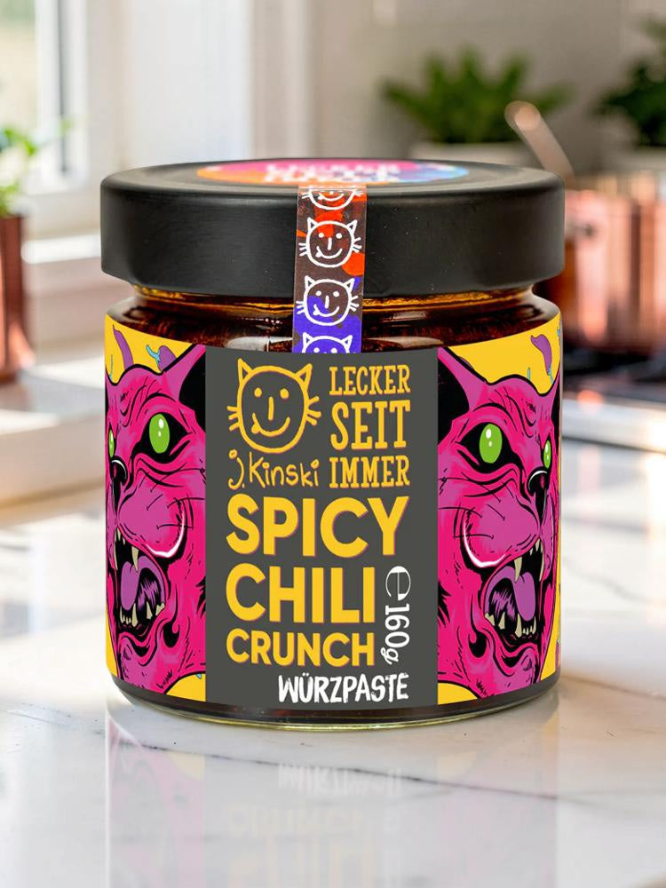 Bio Spicy Chili Crunch - Vegan von J.Kinski - 160g