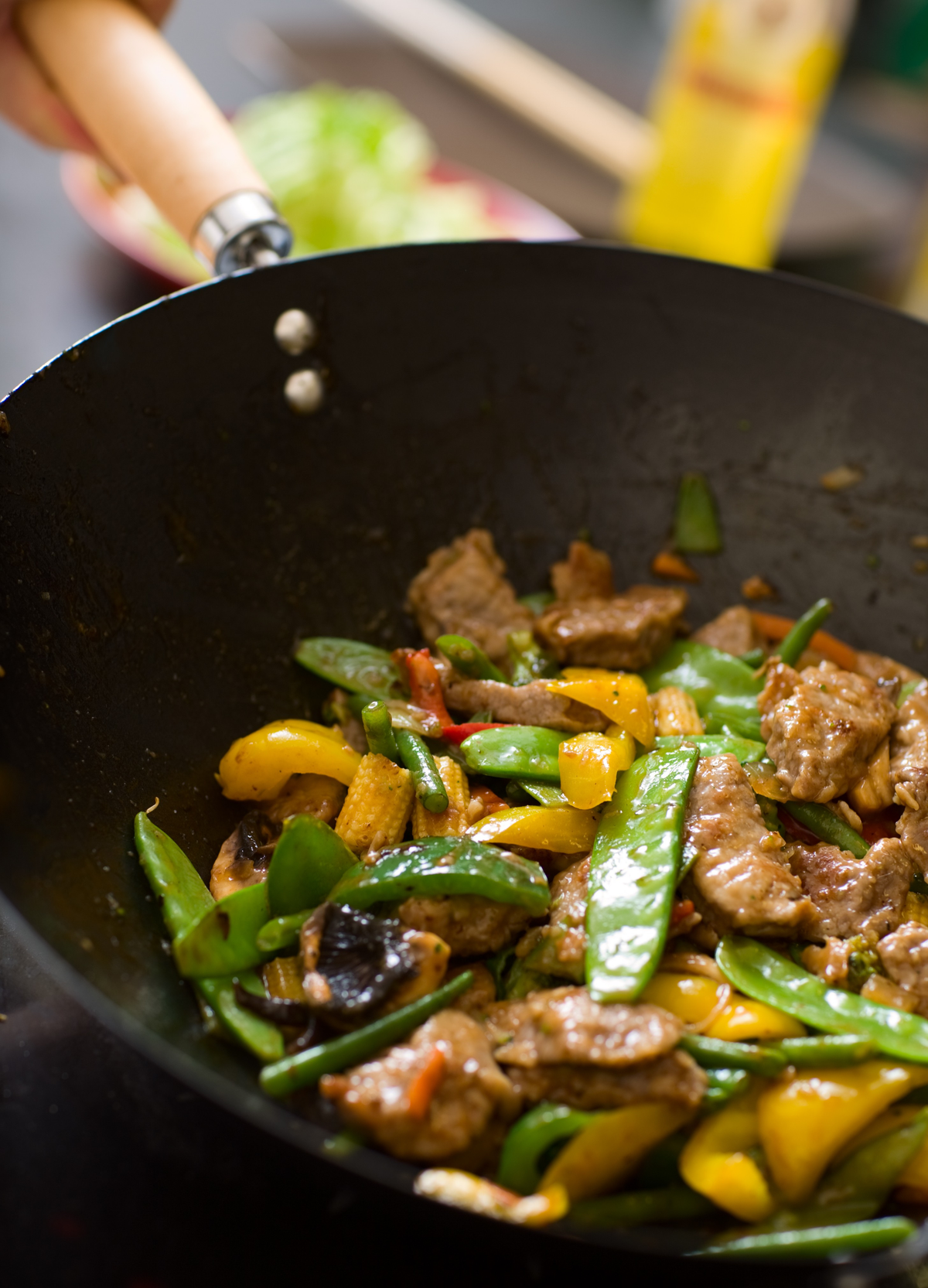Wok Pfanne Beef