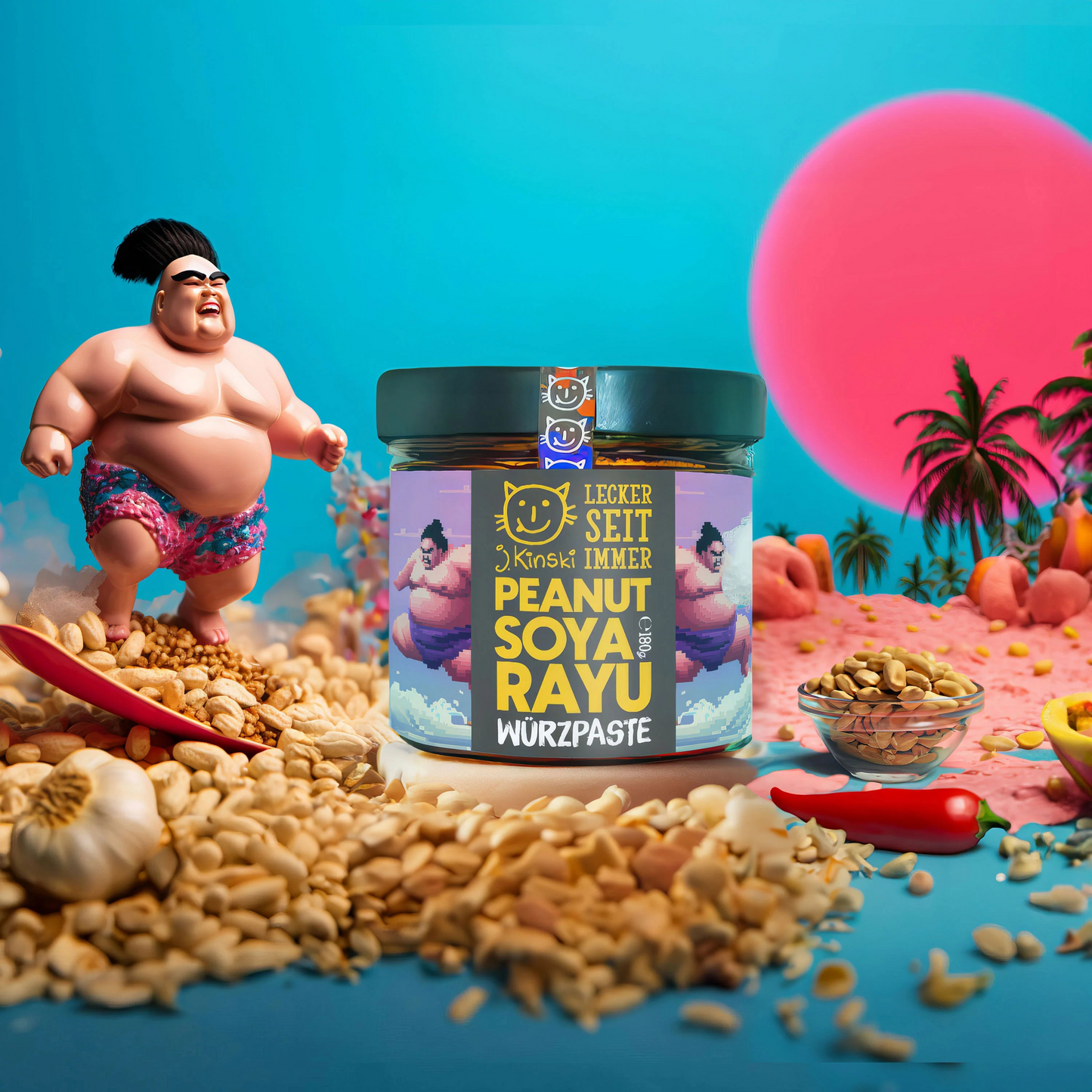 
                  
                    Bio Peanut Soya Rayu - Würzpaste von J.Kinski - 160g
                  
                