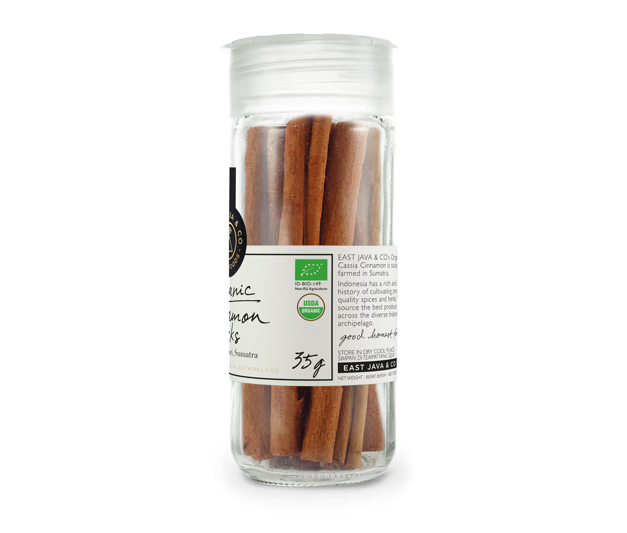 
                  
                    Organic Cinnamon Sticks - 35g 
                  
                