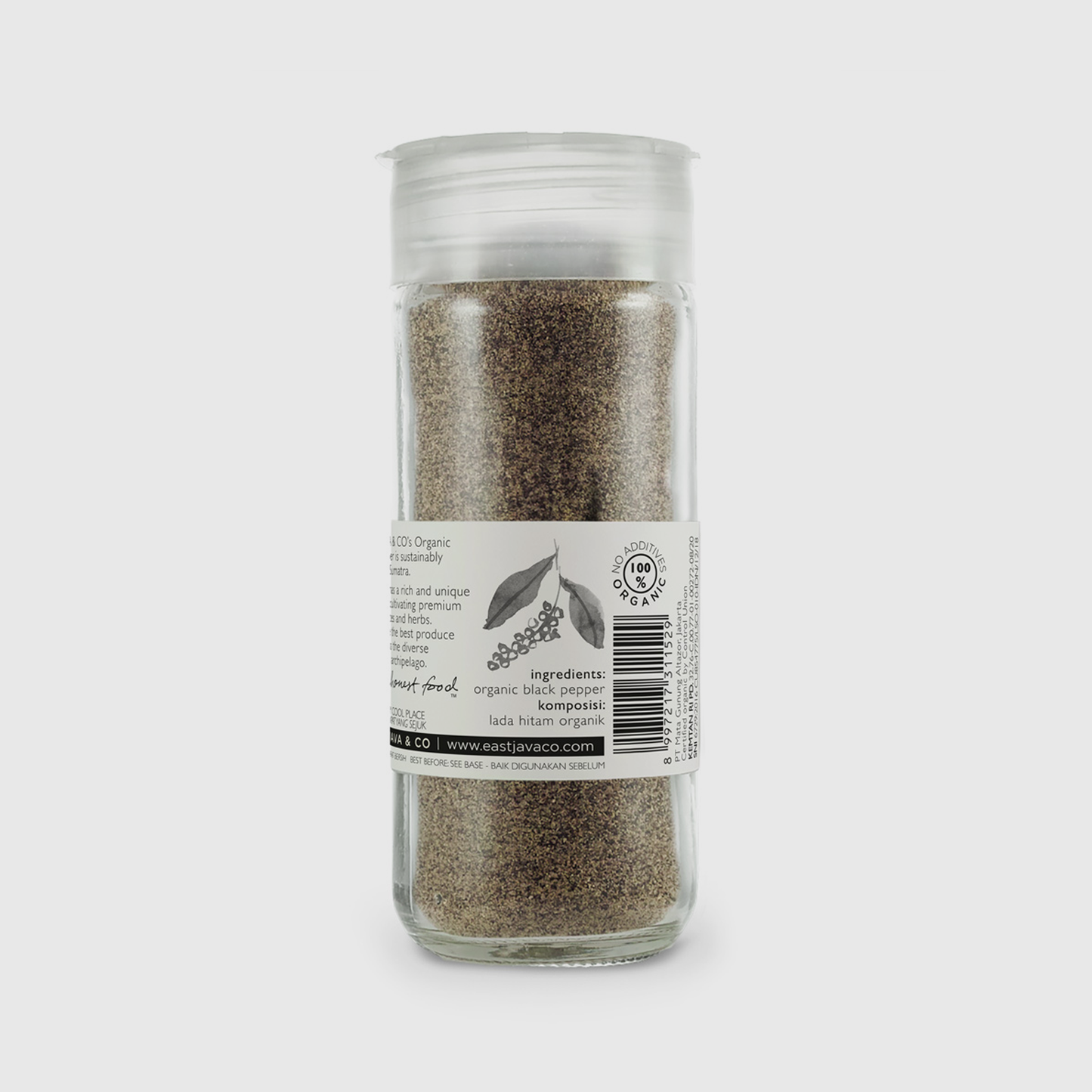 
                  
                    Finely ground organic black pepper - Sumatra Indonesia - 55g
                  
                