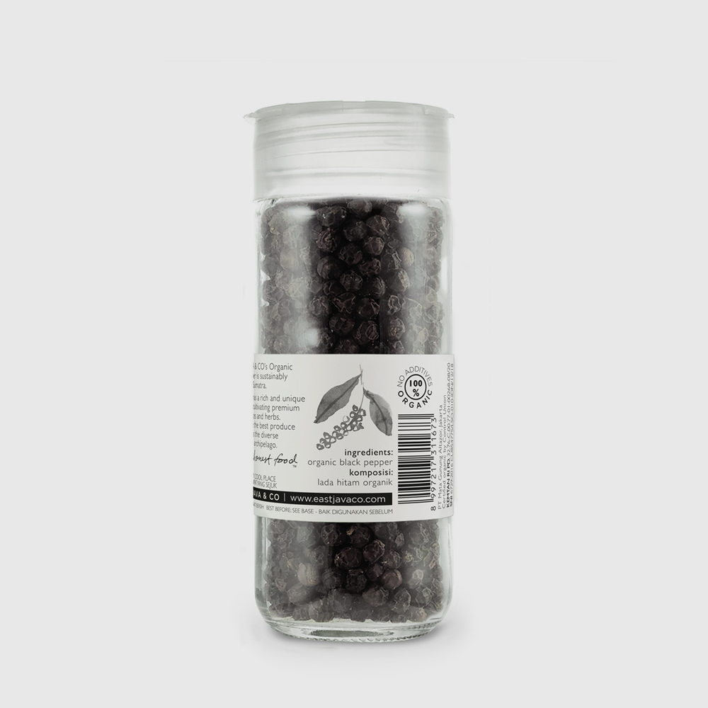 
                  
                    Bio schwarze Pfefferkörner - Sumatra Indonesien - 54g
                  
                